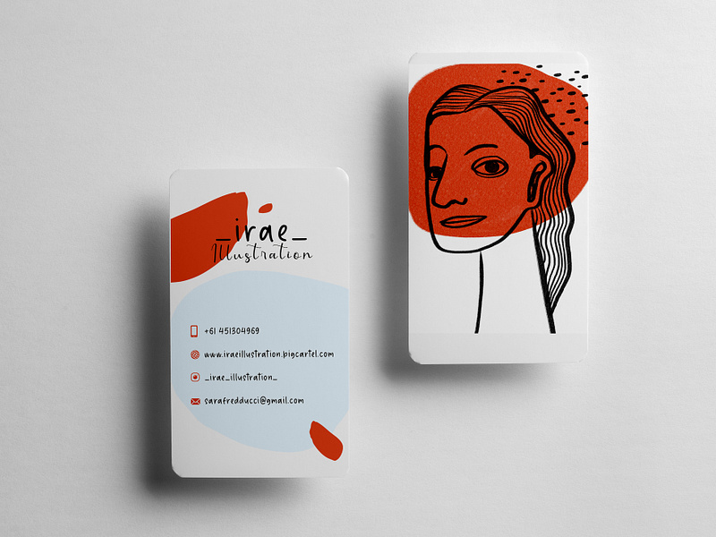 Illustrator business Card businesscard design mockup