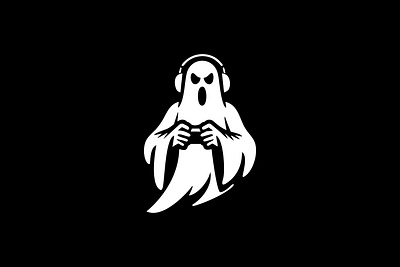 Ghost Gaming Logo branding graphic design logo