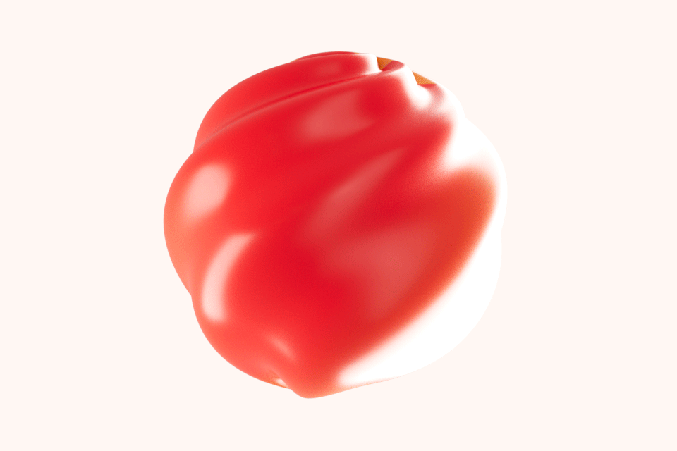 An abstract animated 3D sphere 3d abstract animated animation arnold branding cinema4d design graphic design ice cream illustration logo motion graphics redshift render soft body sphere ui