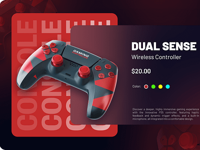 Gaming Console UI Design branding console consoleui designing gaming ui graphic design typography ui