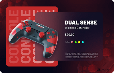 Gaming Console UI Design branding console consoleui designing gaming ui graphic design typography ui