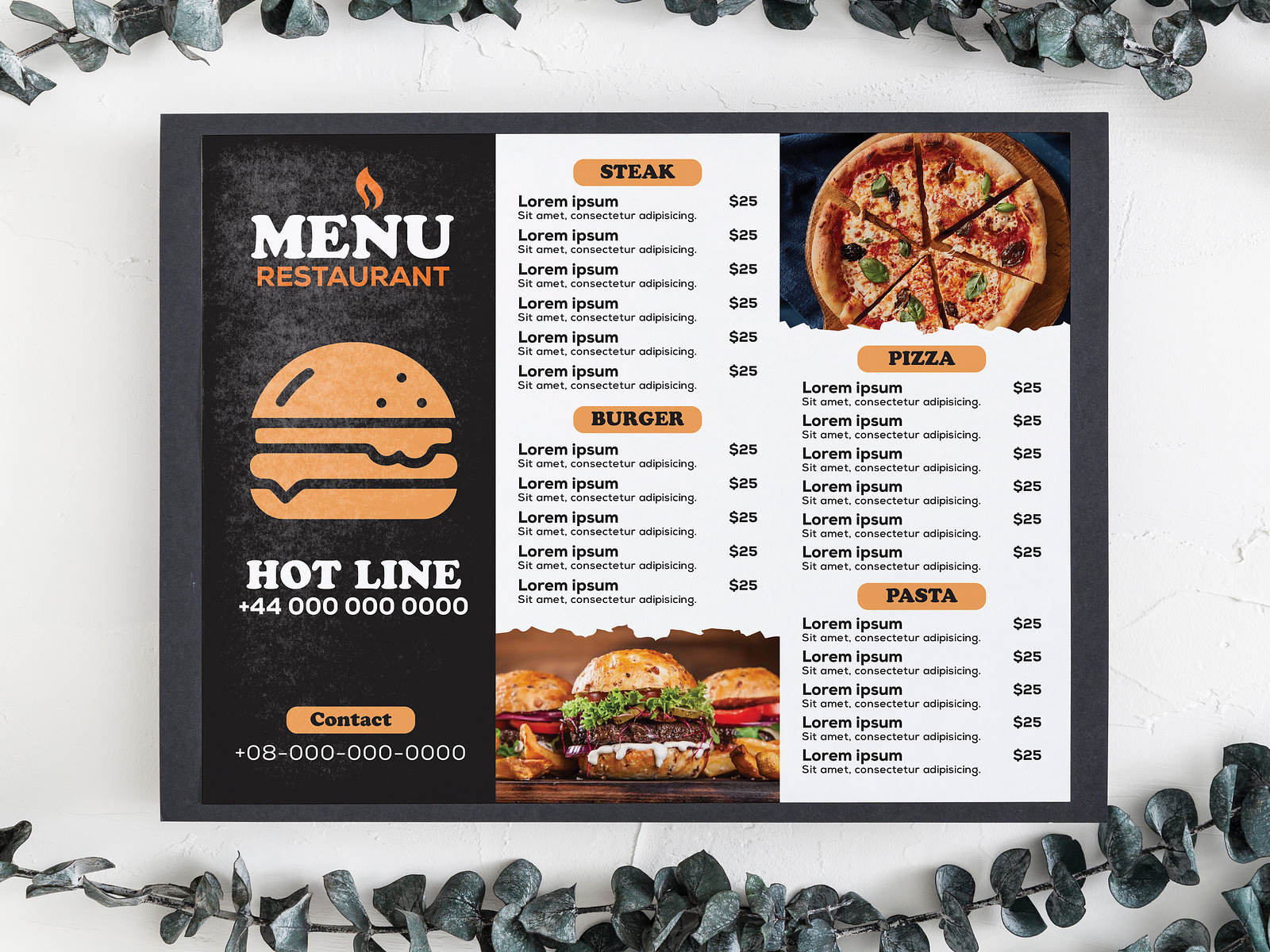 RESTARANT MENU DESIGN by Sadekul Sayad on Dribbble