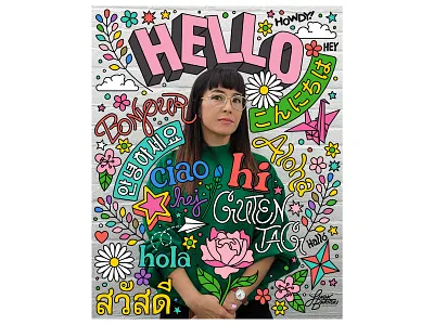 PHOTODOODLE SELF PORTRAIT branding design editorialart editorialillustration freelanceillustrator graphicdesigner illustrated photo illustration illustrator key art key visual london illustrator photo illustration photodoodle poster design vector illustration