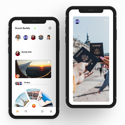 travel social app design dailyui dribbble graphic design ui