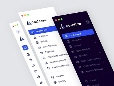 Dashboard Navigation Design animation dashboard design dashboard navigation menu bar design menubar motion graphics navbar navigation design navmenu sidebar sidebar design ui uiux design user interace ux design