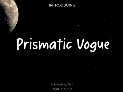 Prismatic Vogue dafont font hand handbrush handwriting school