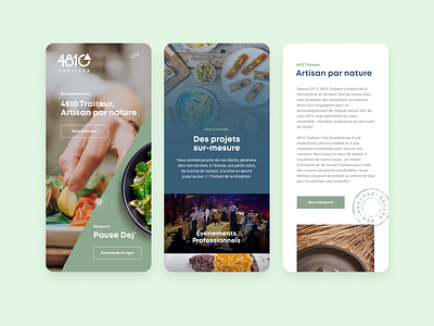 4810 traiteur digital food mobile ui webdesign