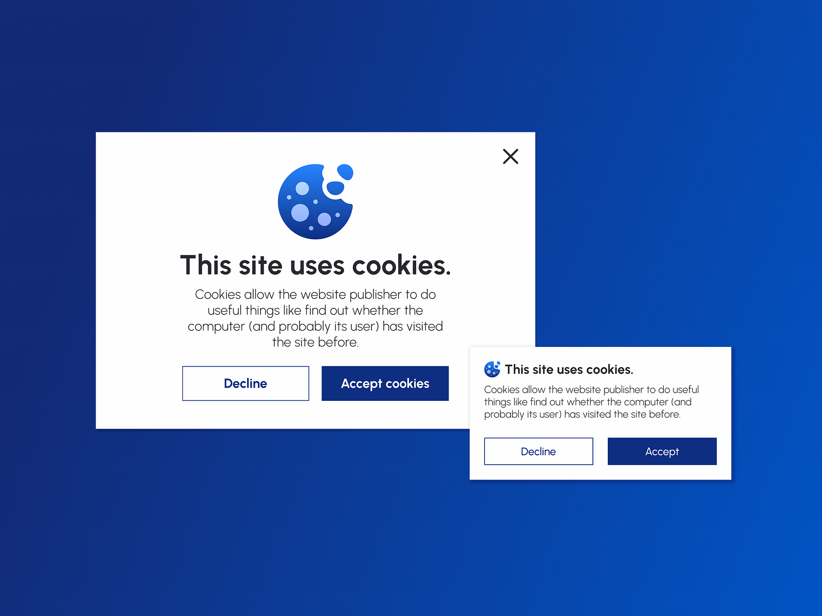 Cookies UI design by Daria on Dribbble