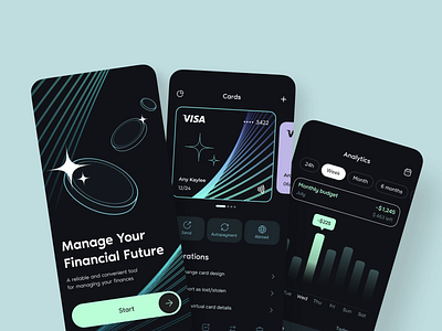 Bank App Design Concept: animation app app design bank bank app banking design finance financial fintech mobile ui