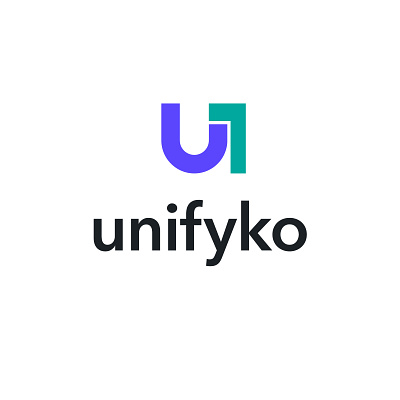 Unifyko concept v3 brand brand design brand identity branding custom logo design graphic design logo one symbol two colors