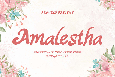 Amalestha beautiful branding christmas design font font design graphic design handwritten illustration logo sticker ui valentine