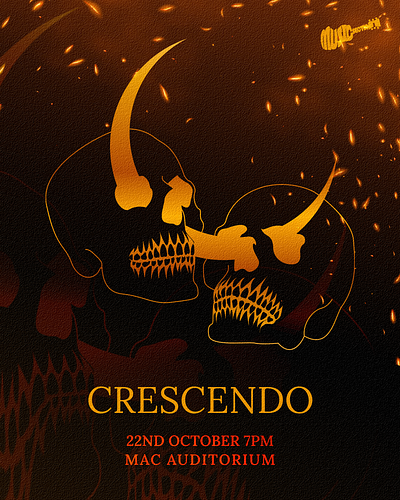 Crescendo 2023 figma graphic design music original
