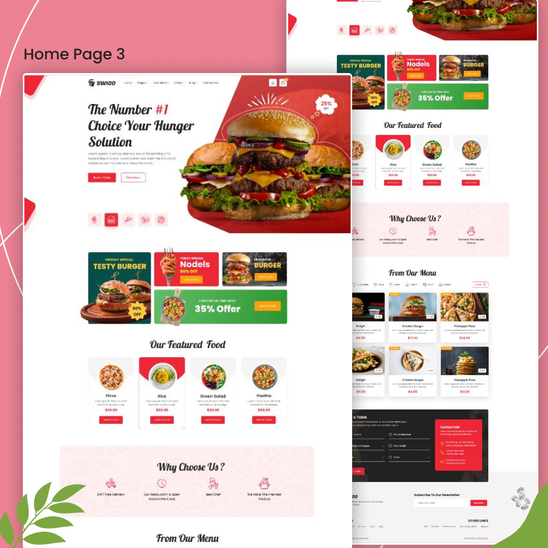 Swigo - Fast Food And Restaurant VueJS Template by Rahul Dev Sharma on ...