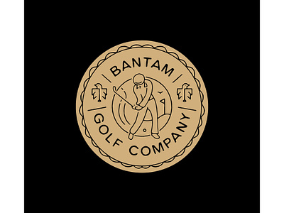 Bantam Golf Branding & Identity athletics badge branding design distressed golf graphic design grunge identity illustration logo minimal script sports typography vintage