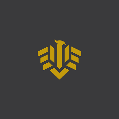 Bird branding design eagle geometric gold graphic design gray illustration line logo phoenix typography vector