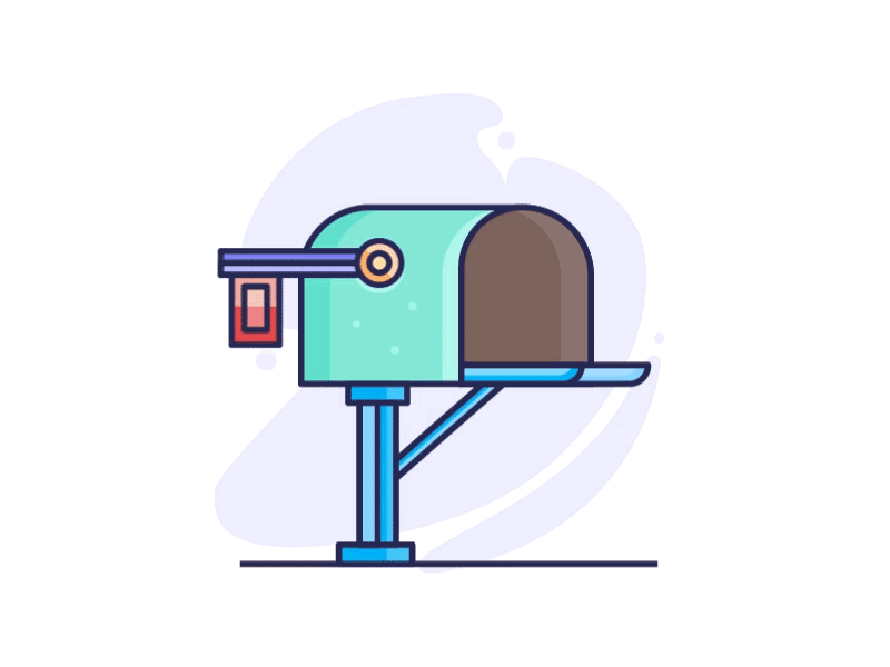 Mail Box Animation after effect icon animation icons illustration lottie motion motion graphics vector web animation