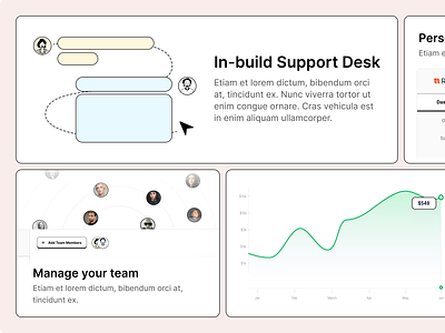 Minimal Bento Grid bento bentogrid illustration interface minimal mockup ui ux