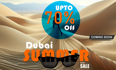 Dubai - Summer Sale graphic design