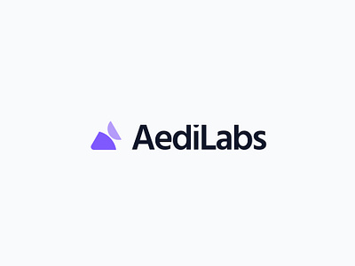 A letter logo a branding letter logo logotype minimalistic startup violet