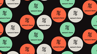 Nature's Brew - Logo Design branding cafe cafe logo coffee coffee logo graphic design health logo logo minimal logo modern logo tea tea logo wellness