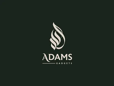 Arabic Logo Adams Gadgets arabic calligraphy arabic calligraphy logo arabic logo arabic logo design arabic typography calligraphy minimal arabic logo