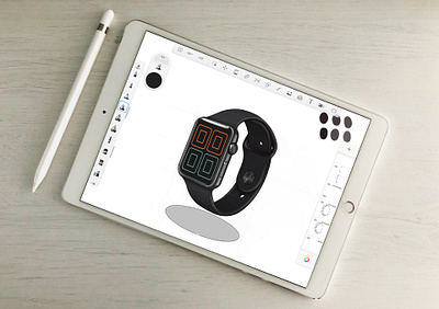 Apple watch sketch 3d design design digital sketch draw product design rendering