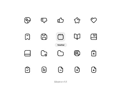 Uicon, 📄Files / Folders / Content category content figma file folder icon icon pack new icon pack