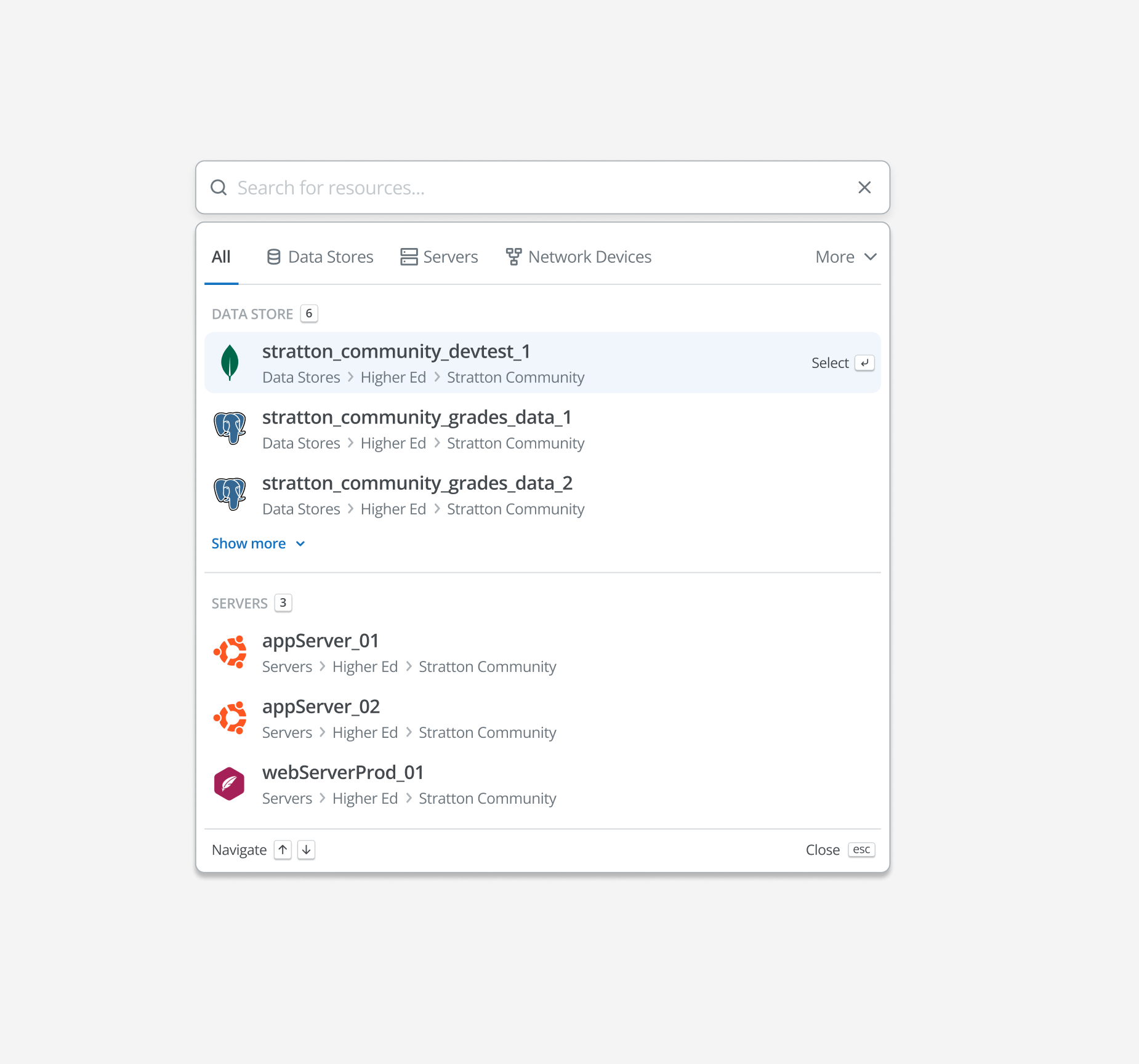 Resource search cmd k cmdk command k commandk data base database minimal modal product design search search bar search menu searchbar server ui design user interface
