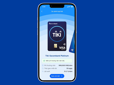 TikiCARD - Credit card comparison - Prototype app design interaction prototype ui