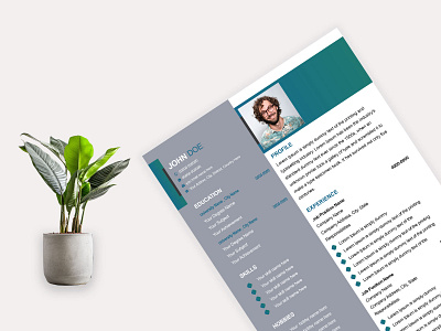 Creative Resume/CV Template design