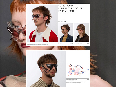 Eyewear e-commerce design art design e commerce eyewear fashion figma glasses sunglasses ui ux web webdesign website