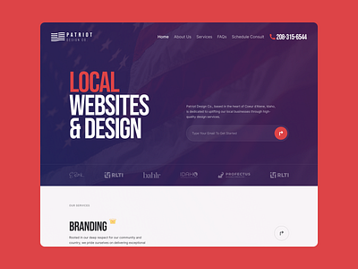 Patriot Design - Local Websites & Design agency design ui ui design ux ux design web agency website website agency website design
