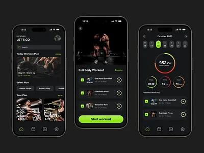 Fitness App - Workout app app design apps mobile exercise fitness fitness app fitness planner gym health ios mobile app mobile app design mobile ui sports ui design workout app yoga app