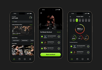 Fitness App - Workout app app design apps mobile exercise fitness fitness app fitness planner gym health ios mobile app mobile app design mobile ui sports ui design workout app yoga app