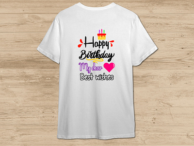 Birthday T-shirt design beautiful birthday tshirt best birthday tshirt design best tshirt foe birthday birthday tshirt design birthday wish tshirt graphic design happy birthday tshirt t shirt teespring ts tshirt design tshirt for birthday wat watercolor art wish tshirt