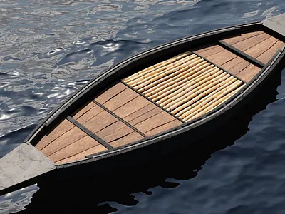 Bangladeshi boat 3d