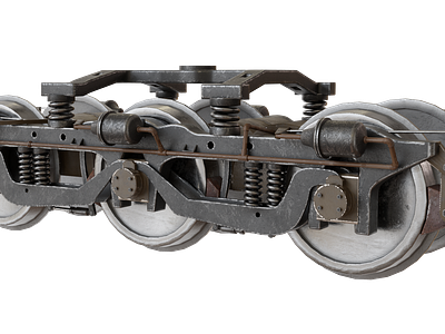 Trimount bogie 3d graphic design