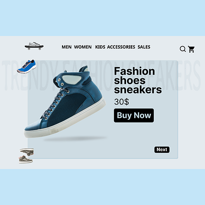 Footwear website design 3d animation branding design designer figma graphic design logo motion graphics prototyping ui uidesign uiux website