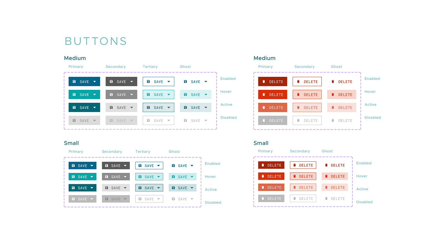 Buttons - UI Component Kit by Duygu Can on Dribbble