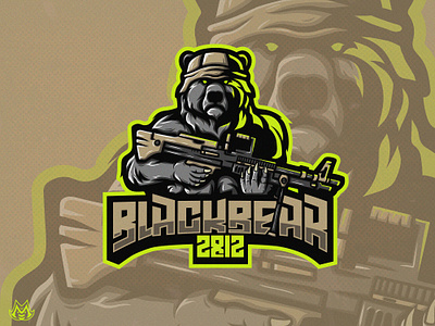Blackbear 2812 aggressive art artwork design graphic design illustration logo vector