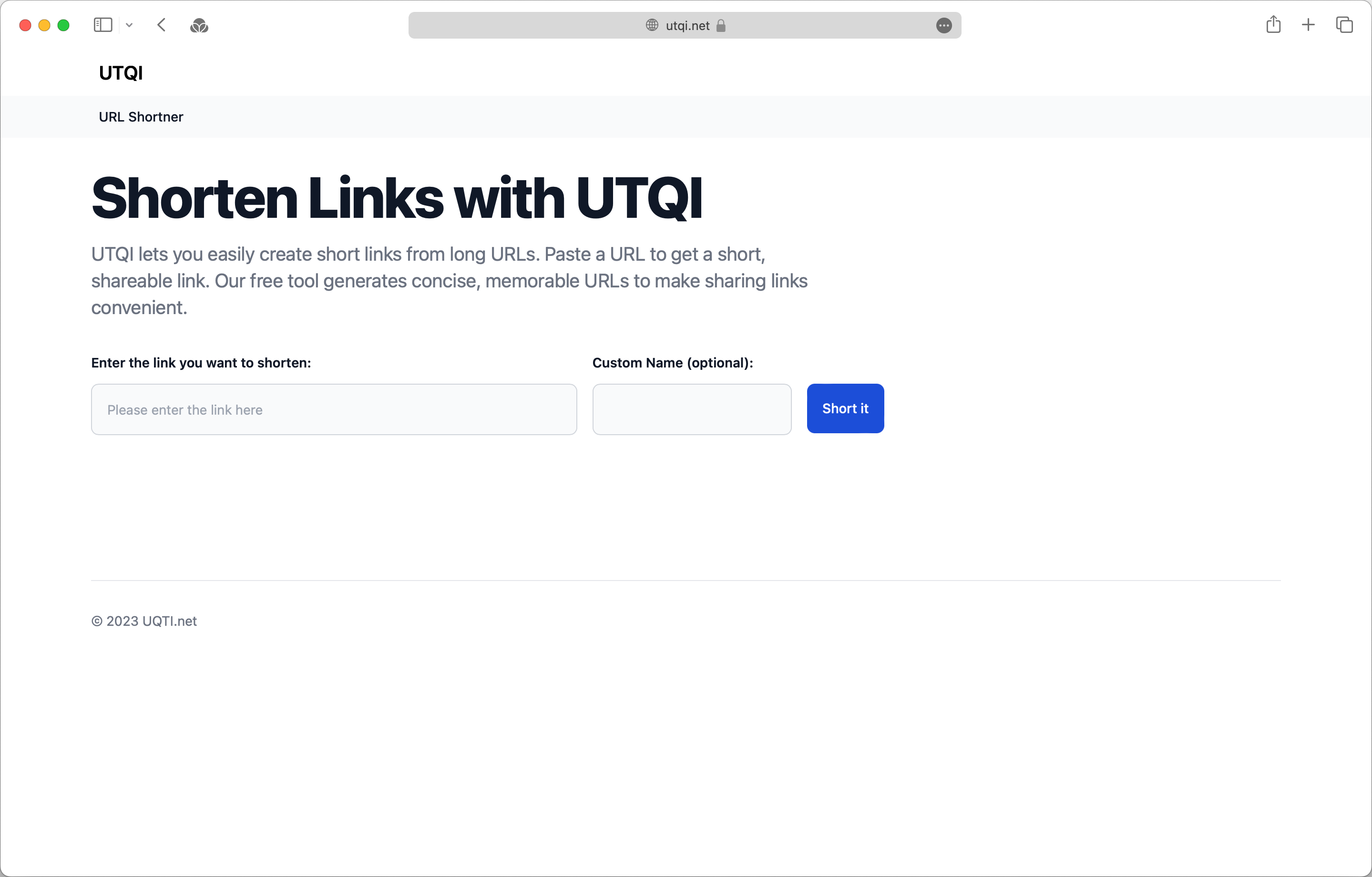 UTQI.net links urls utqi