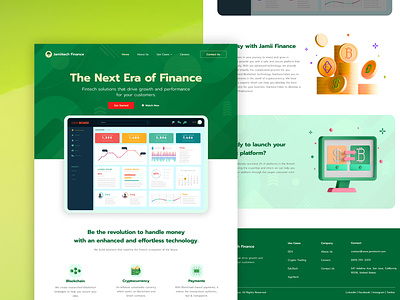 Finance Landing Page Design