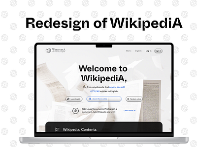 Redesign of Wikipedia graphic design