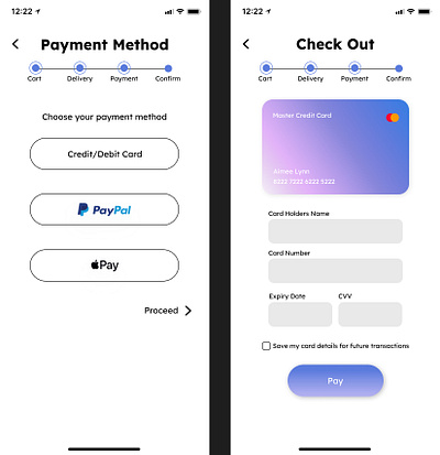 Credit Card Checkout graphic design typography ui ux
