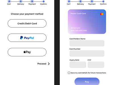 Credit Card Checkout graphic design typography ui ux