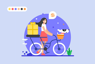 Loyalty Program Concept Illustration discount gift gift box icon illustration loyalty program price tag prize reward shopping