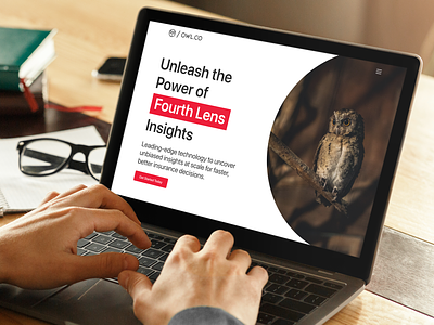 Owl Insights & Analytics Website Design brand brand design branding ui uiux ux web web design website website design