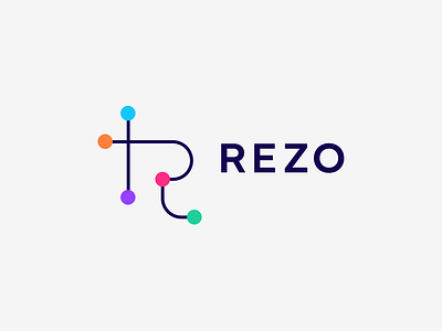 Rezo - Branding biotech branding cellular clean colors design discovery letterform logo mapping medical minimal pharmaceutical research rezo startup therapeutic therapy typography