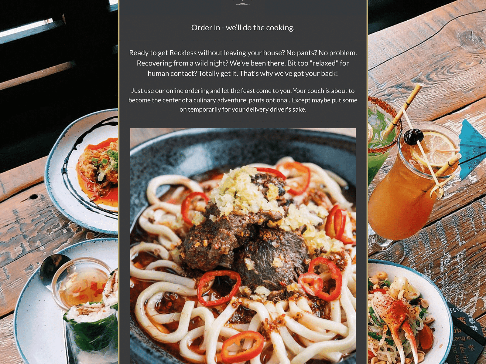 Reckless Noodles Digital Marketing by Chelsie Bolender on Dribbble