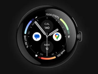 Dash Analog: Watch Face Format amoled watch faces amoledwatchfaces app galaxy watch pixel watch pixel watch 2 wear os wearosbygoogle